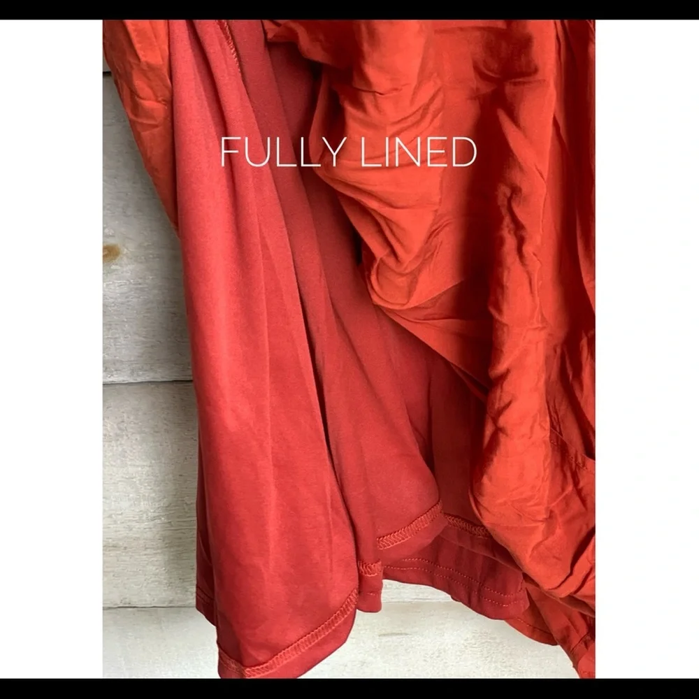 Dark pumpkin summer dress - Picture 5 of 6